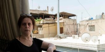 deebeh - lebanon - STANDING ON HER BALCONY