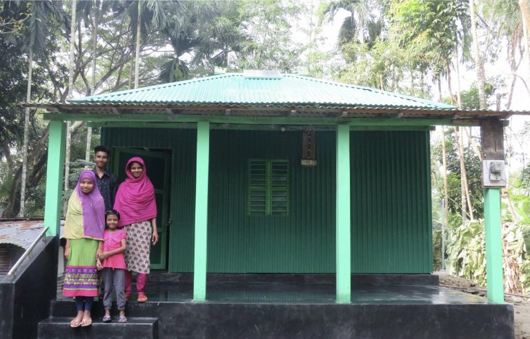 lufta and family in bangladesh korea project flood resilience