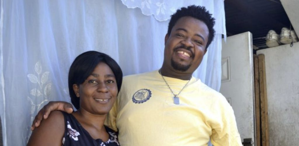 Ricardo and his wife in Haiti
