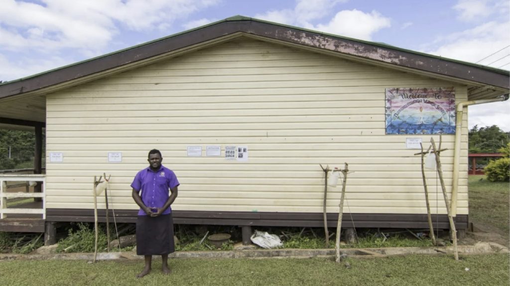 tippy tap school in fiji