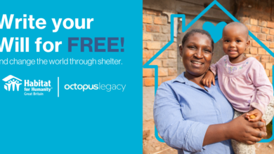 Write your will for free | Habitat for Humanity GB and Octopus Legacy Web Banner 2024