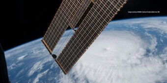 Cyclone Freddy visible from the International Space Station (Image courtesy of NASA)
