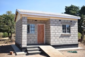 A sturdy, brick-built Habitat home in Malawi